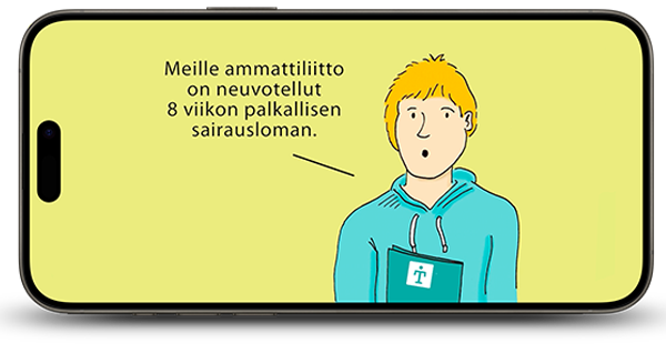 Tietoala, Sairausajan palkka, 5