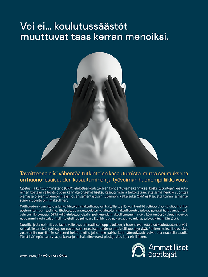 AO ry, Suomen Kuvalehti ilmoitus 1