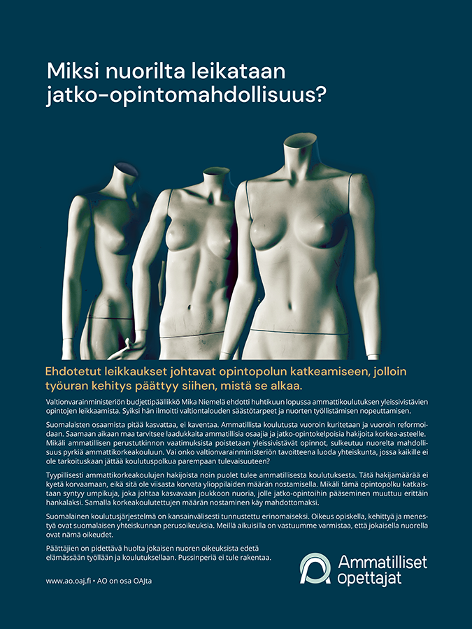 AO ry, Suomen Kuvalehti ilmoitus 2