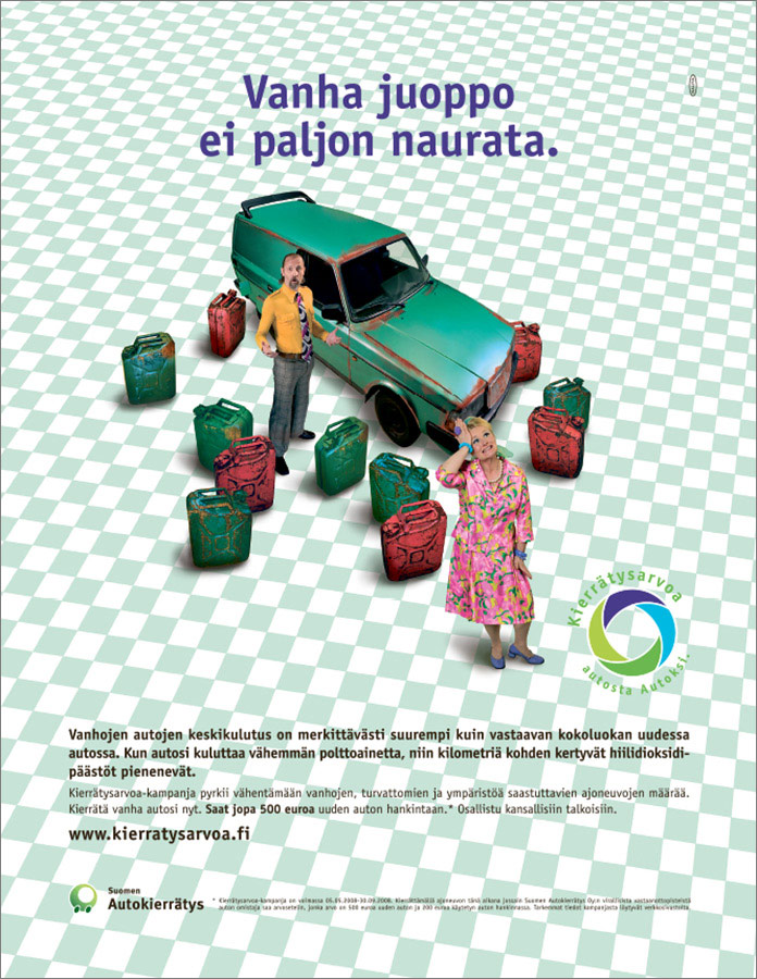 Suomen Autokierrätys. Vanha juoppo ei paljon naurata. Suomen Autokierrätys. Vanha juoppo ei paljon naurata.