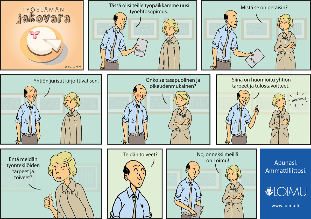 Loimu, TES, sarjakuva