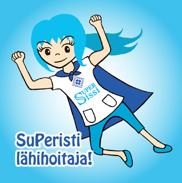 SuPer, SuPeristi lähihoitaja, lasinaluset.