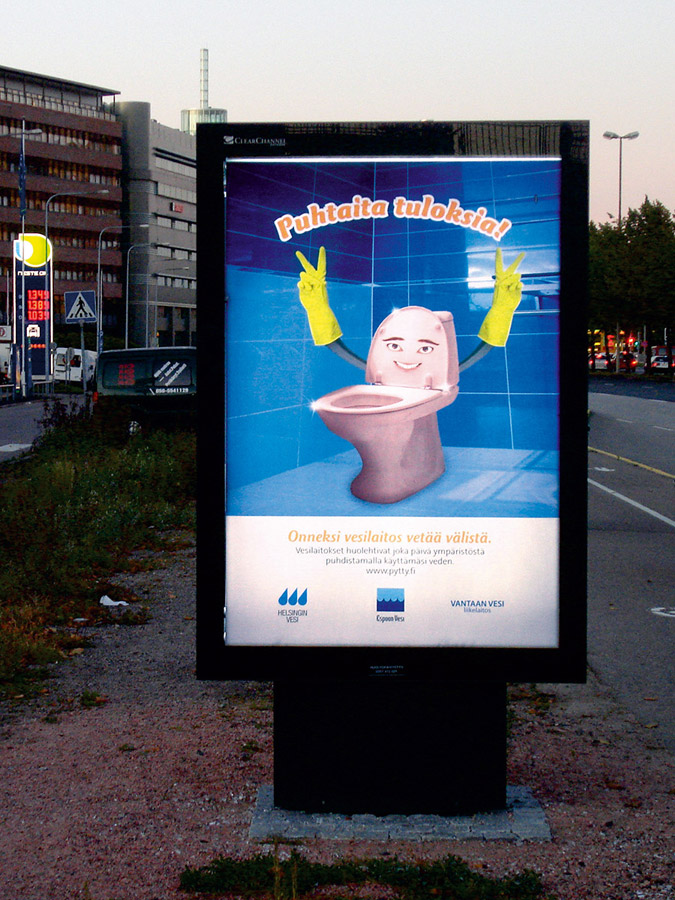 Vesilaitosyhdistys. Pytty-kampanja. Puhtaita tuloksia. Vesilaitosyhdistys. Pytty-kampanja. Puhtaita tuloksia.