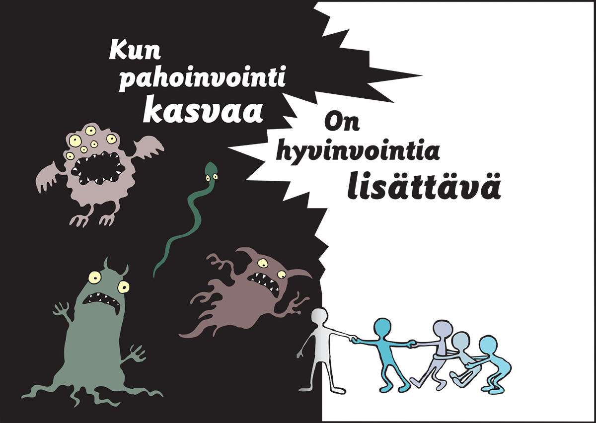 Talentia, Kun pahoinvointi kasvaa on hyvinvointia lisättävä.