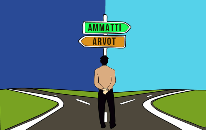 Ammatti vai arvot?