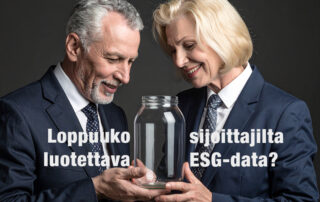 Loppuukko luotettava ESG data?