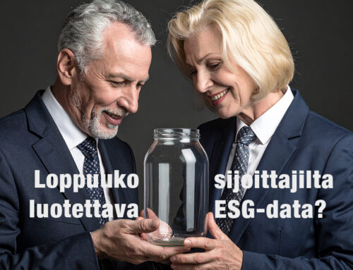 Pienille ja keskisuurille yhtiöille tarvitaan uskottava vapaaehtoinen kestävyysraportointistandardi