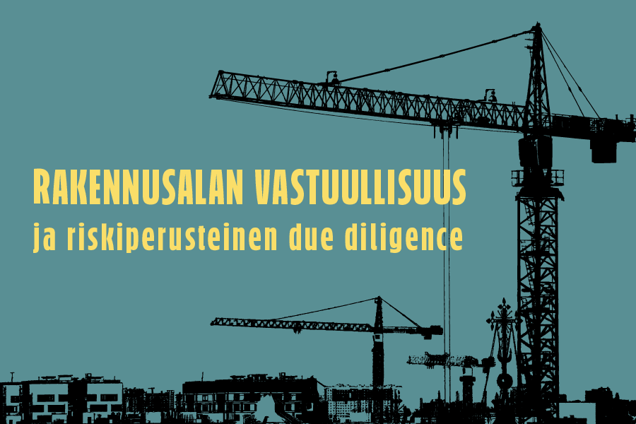 Rakennusalan vastuullisuus siirtyy työmaaportilta arvoketjuun