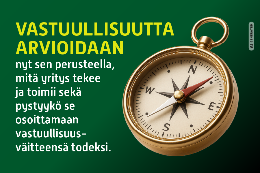 Vastuullisuusviestintä ei ole enää viestintäkysymys